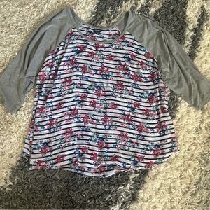 Torrid 4 Baseball Stripe Tunic